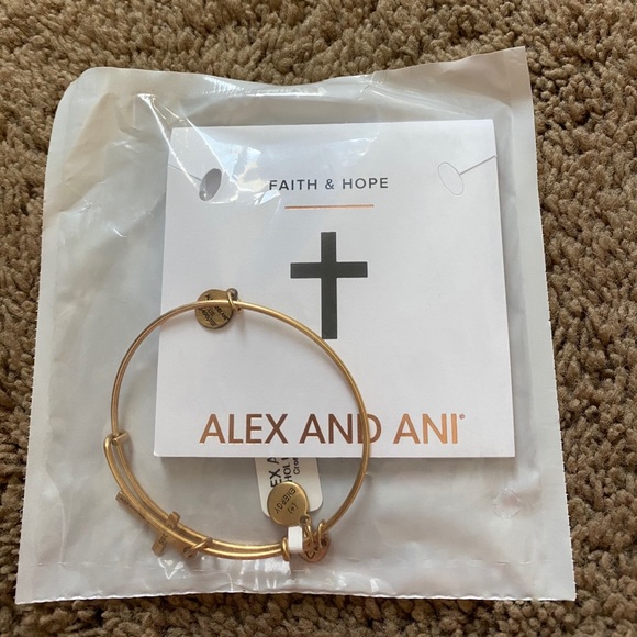 Alex and Ani Jewelry - Alex and Ani Faith and Hope Bangle